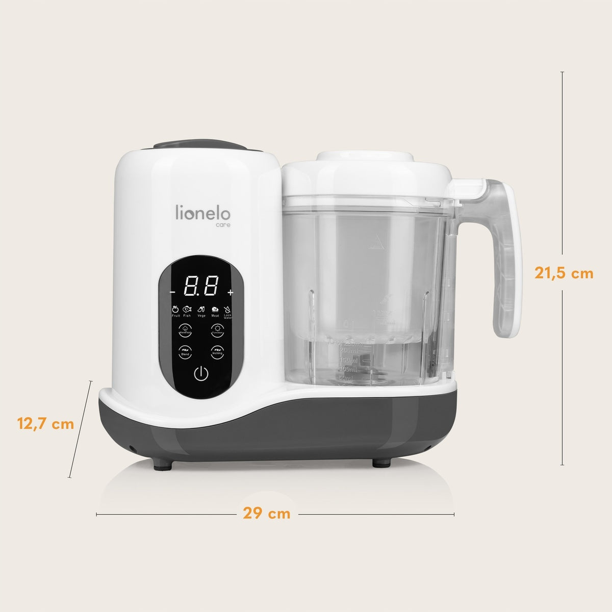 Robot 5in1 Steaming Heater Blender Steriliz Lionelo BabyMenu Packaging status original