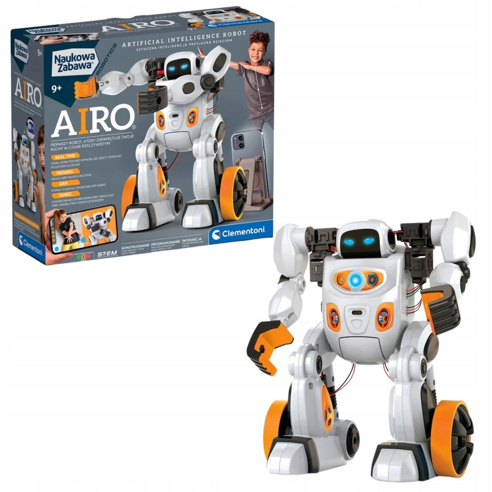 Robot Airo Clementoni with artificial intelligence for children 9+ years