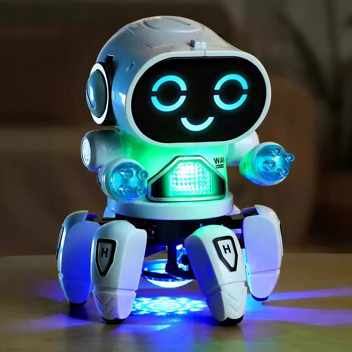 Robot Interactive LED Kids Gift Sings Dancing Disco Battery Operated Packaging status original