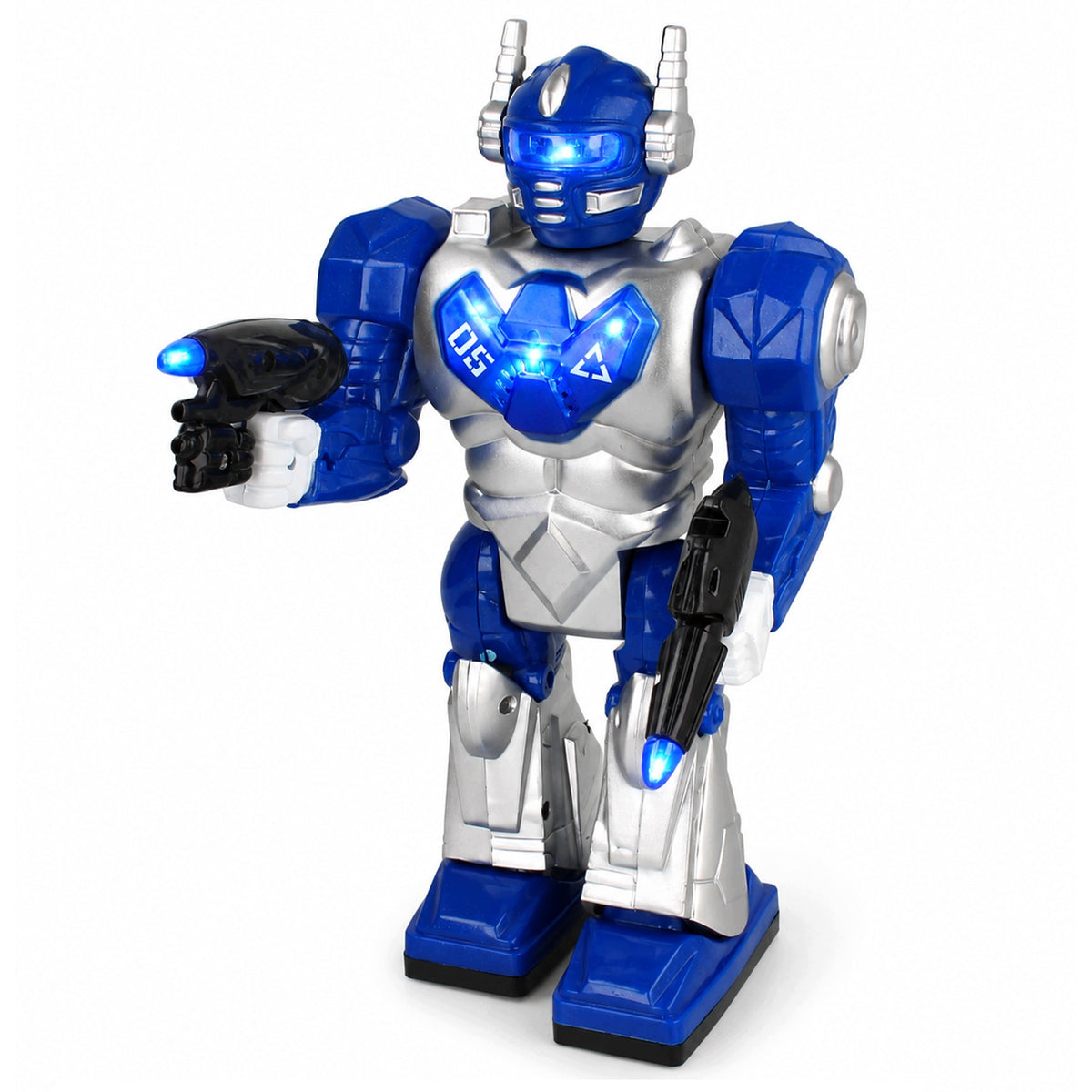 Robot Interactive Walks Fights Moves Arms of Light Sounds of Combat Packaging status original