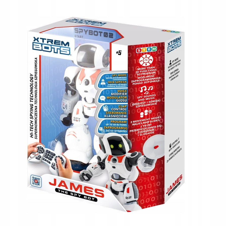 Robot James The Spy Bot Xtrem Bots Interactive