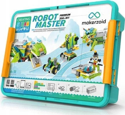 Robot Master Premium - a set of educational blocks with the possibility of coding