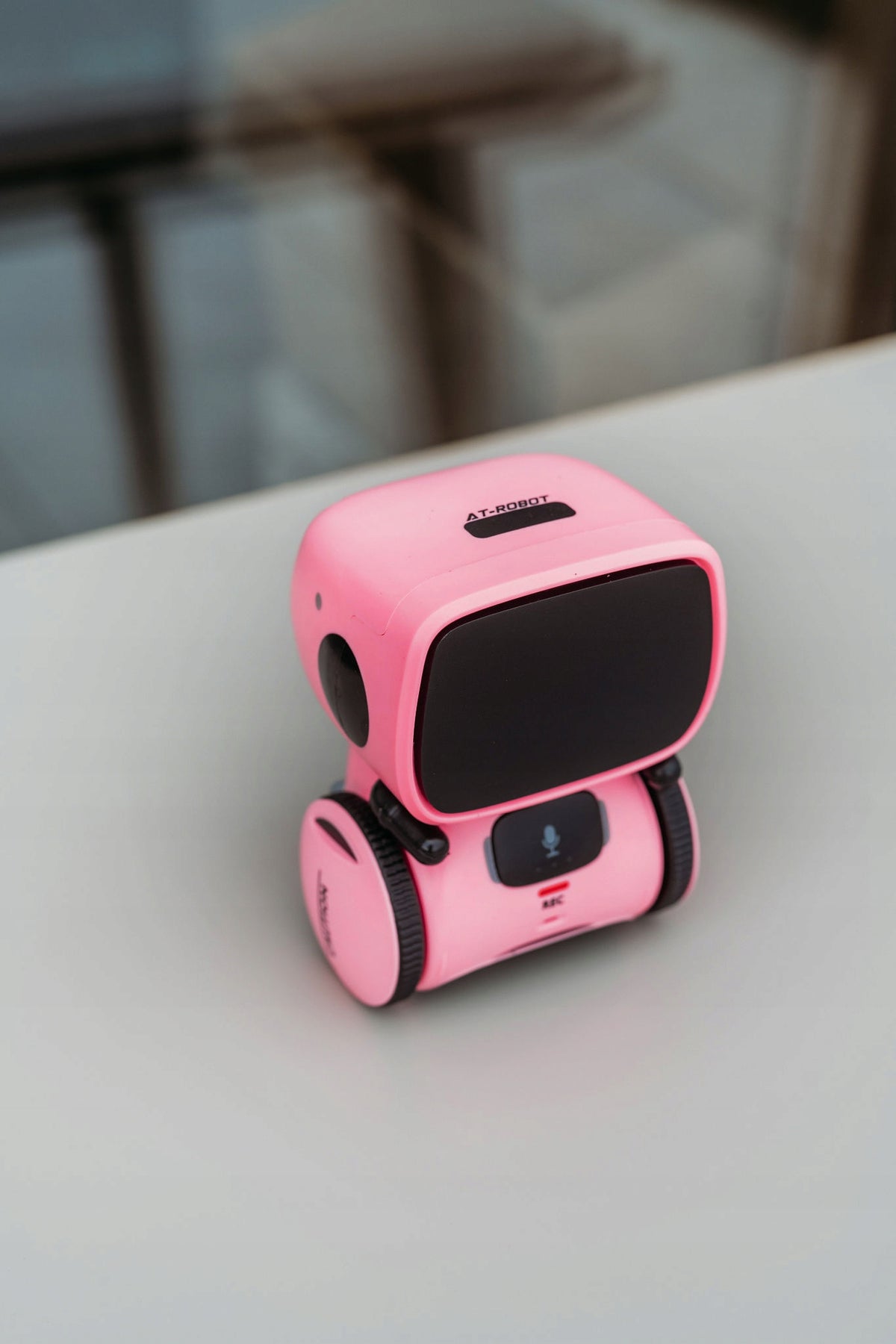 Robot Toy for Kids, Educational with Voice DANCES SINGS GIFT SANTA CLAUS Manufacturer code Robot Interaktywny, edukacyjny, różowy