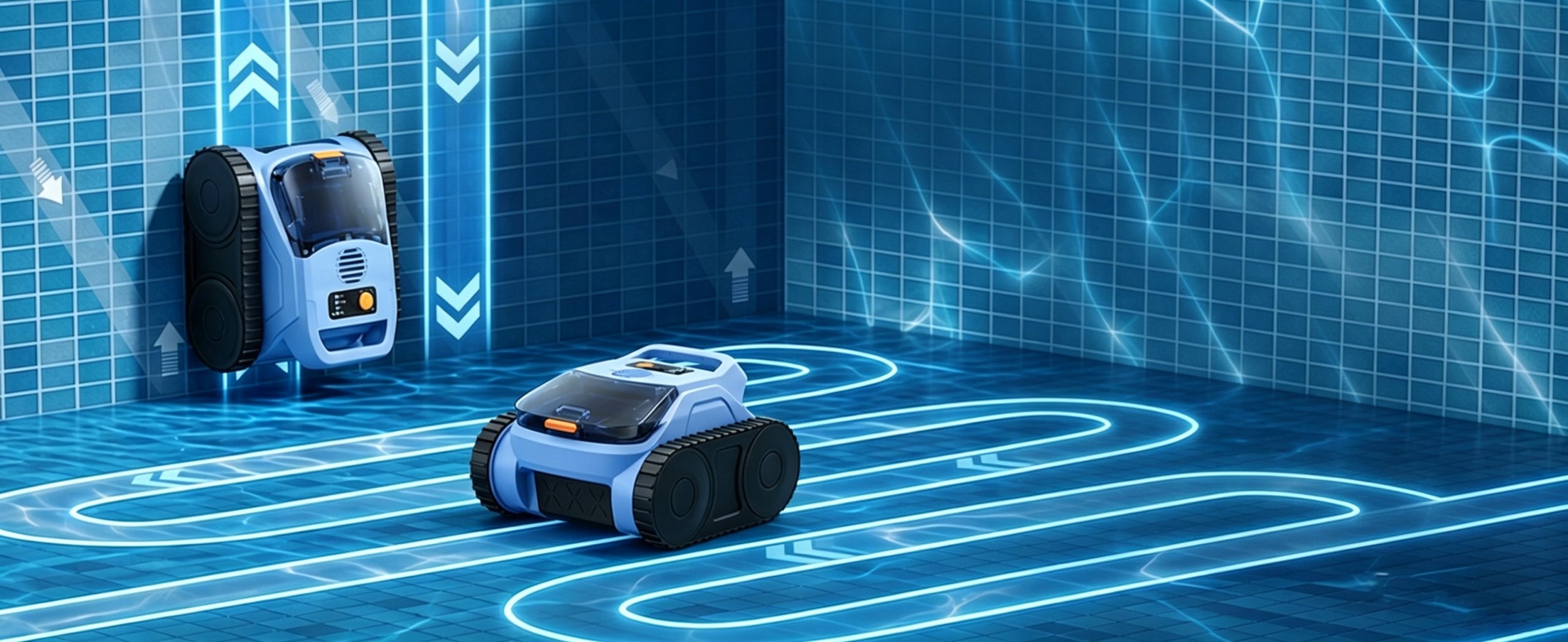 Robot for cleaning the pool bottom wall wireless SAT20-PRO+ 4LFILTR Batteries included yes