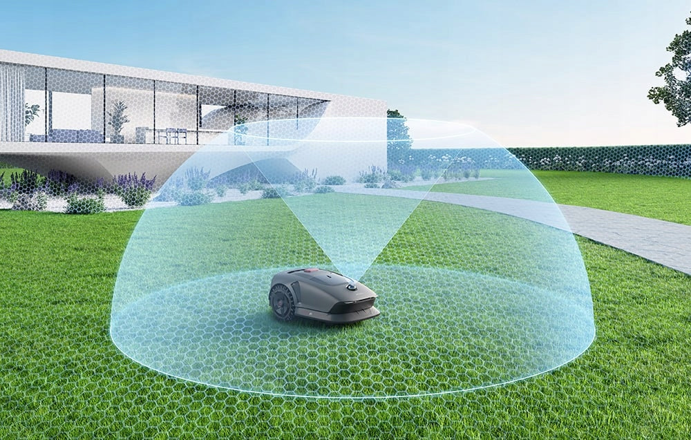 Robot mower MOVA 1000 Automatic lawn mower AI Lidar Without cable Packaging status original