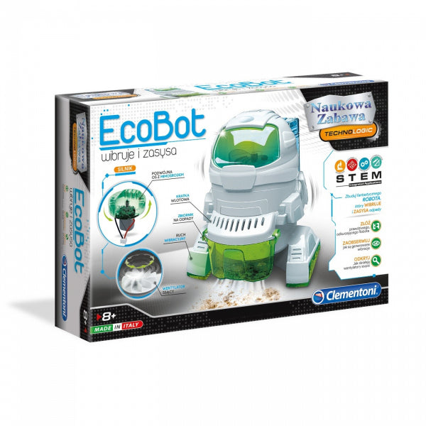 Robot toy vacuum cleaner suction for children 8+ for gift Manufacturer code Robot zabawka odkurzacz sprzątający