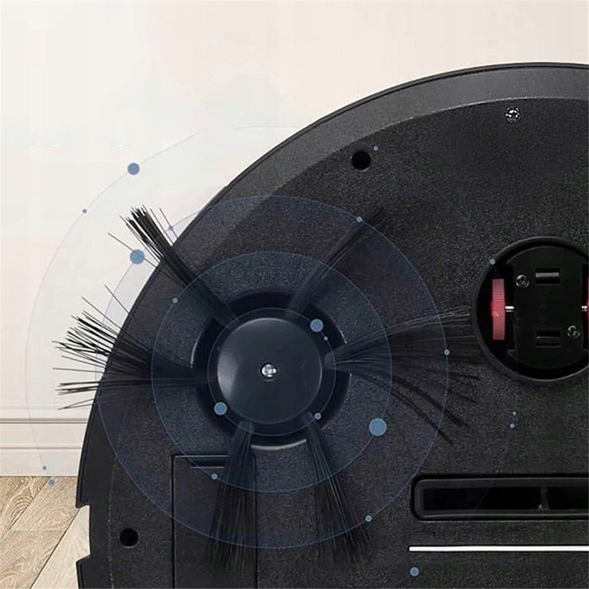 Robot vacuum cleaner 1800Pa with humidification function and obstacle avoidance black Charging time 3 min
