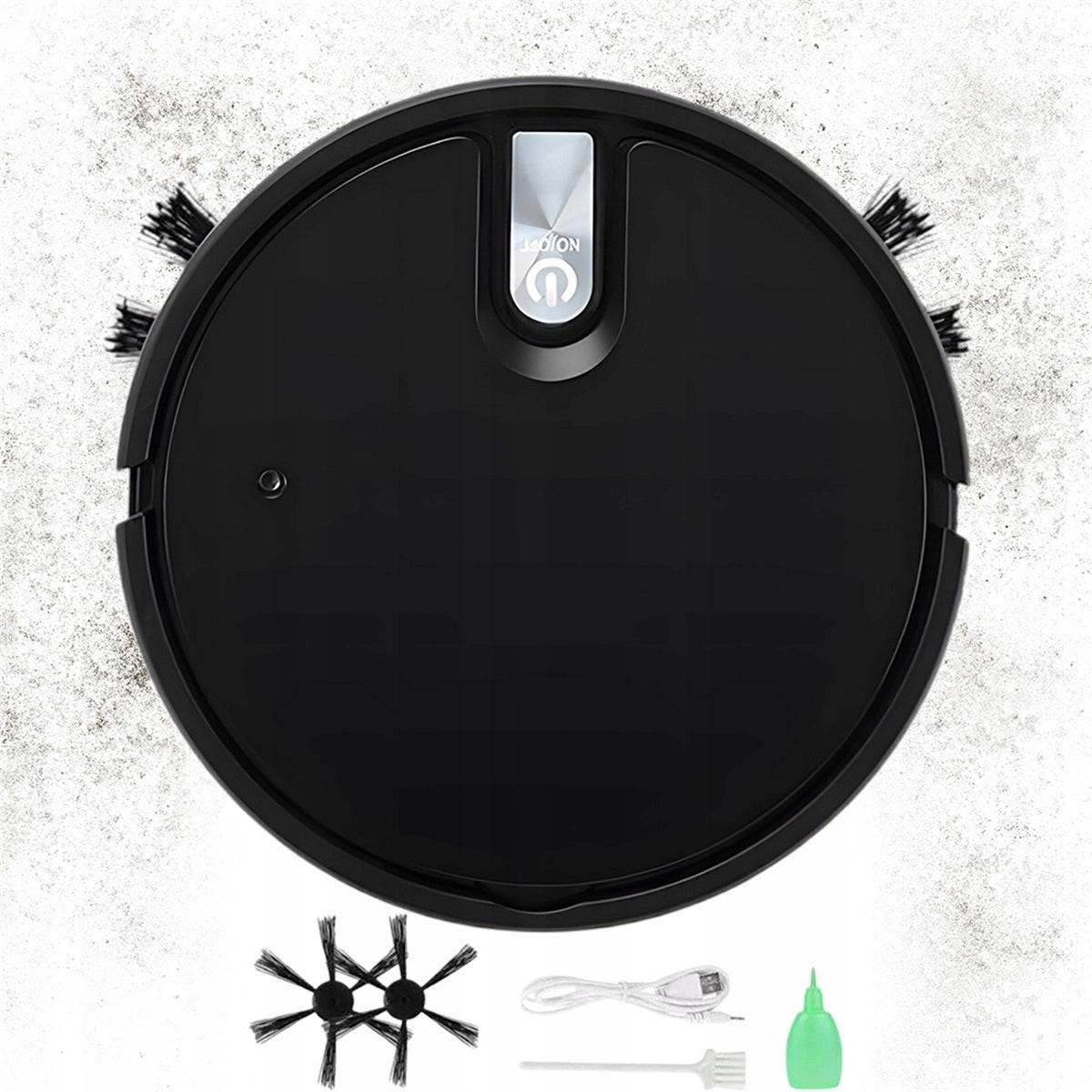 Robot vacuum cleaner 1800Pa with humidification function and obstacle avoidance black Packaging status original