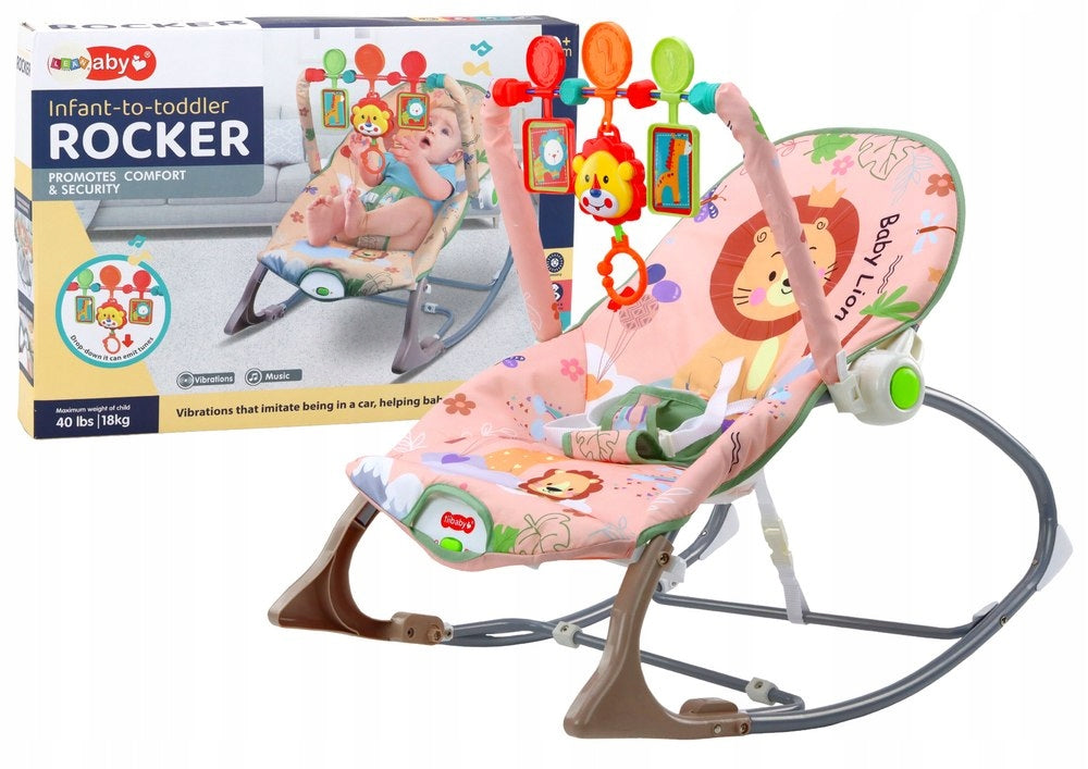 Rocker Highchair Deckchair For Infant Vibration