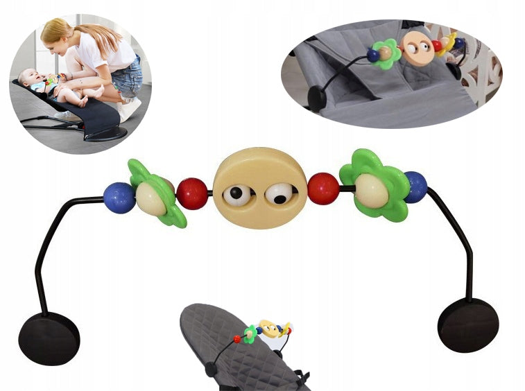 Rocker lounger toy Headband with toys toy for car seat lounger