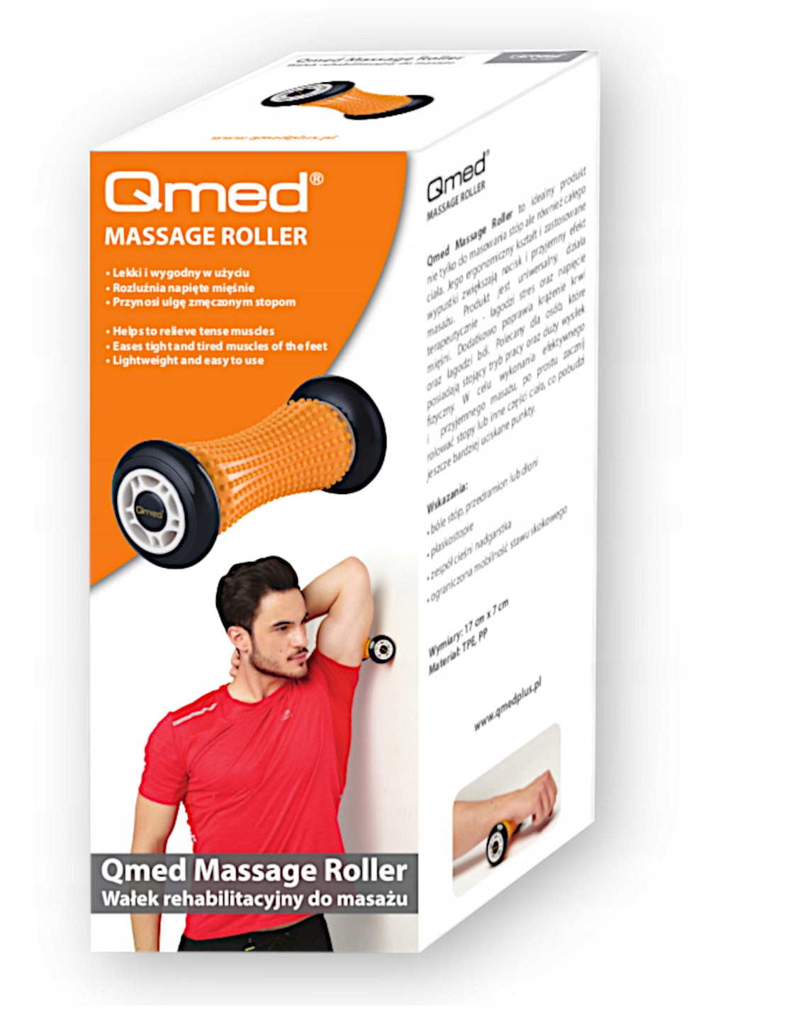 Roller on flat feet roller with projections roller hedgehog massaging feet Brand Qmed