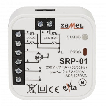 Roller shutter controller 230V SRP-01 ZAMEL