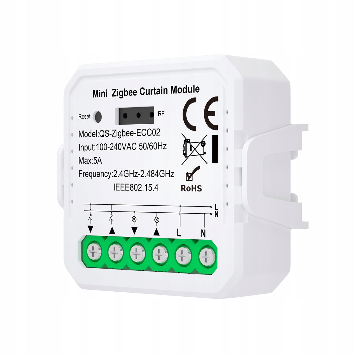 Roller shutter controller TUYA ZIGBEE recessed percentage V3 EAN (GTIN) 5905954837021