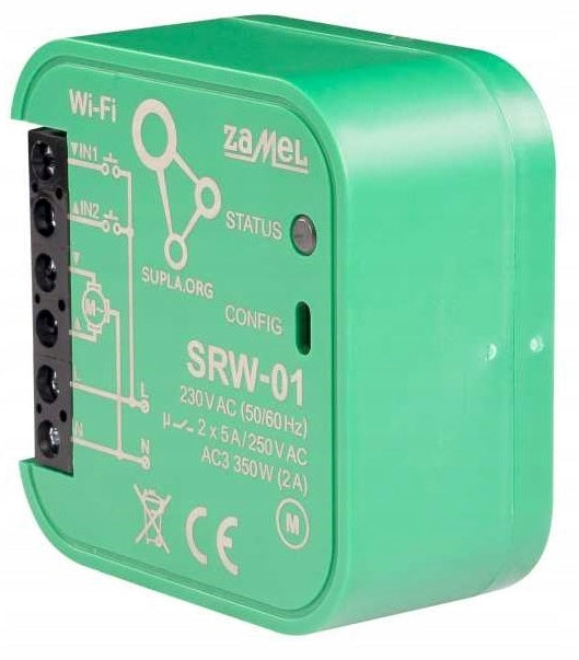 Roller shutter controller ZAMEL Supla SRW-01 Manufacturer code SRW-01