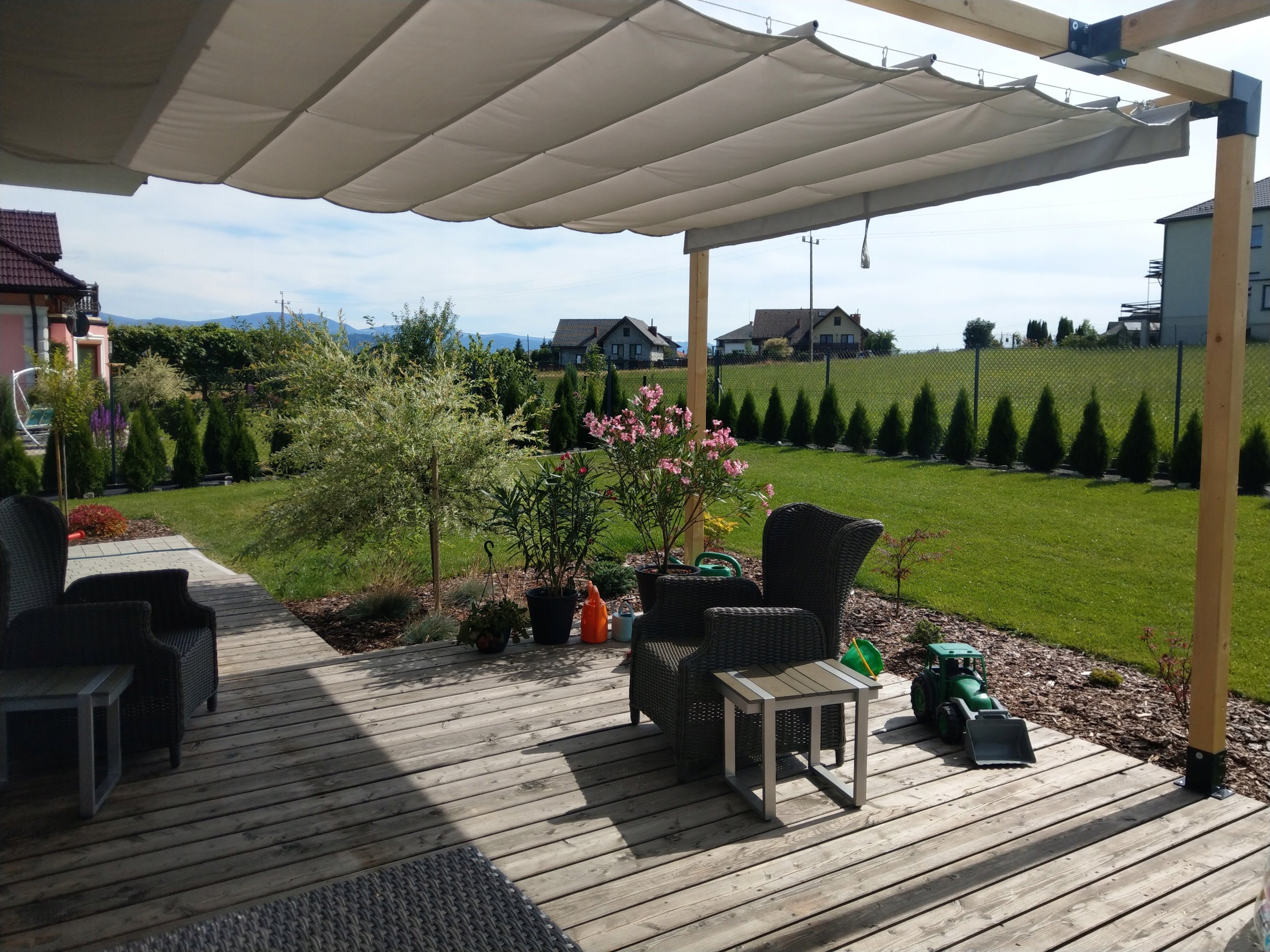 Roman Roller Blind Horizontal Material Canopy Pergola To Dimension! Manufacturer! Brand no brand
