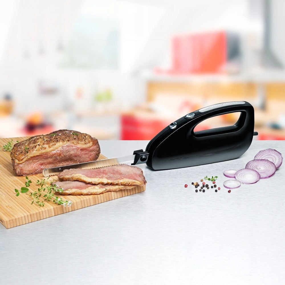 Rommelsbacher Knife Electric Slicer EM 150 120W Stainless Steel Black Packaging status original
