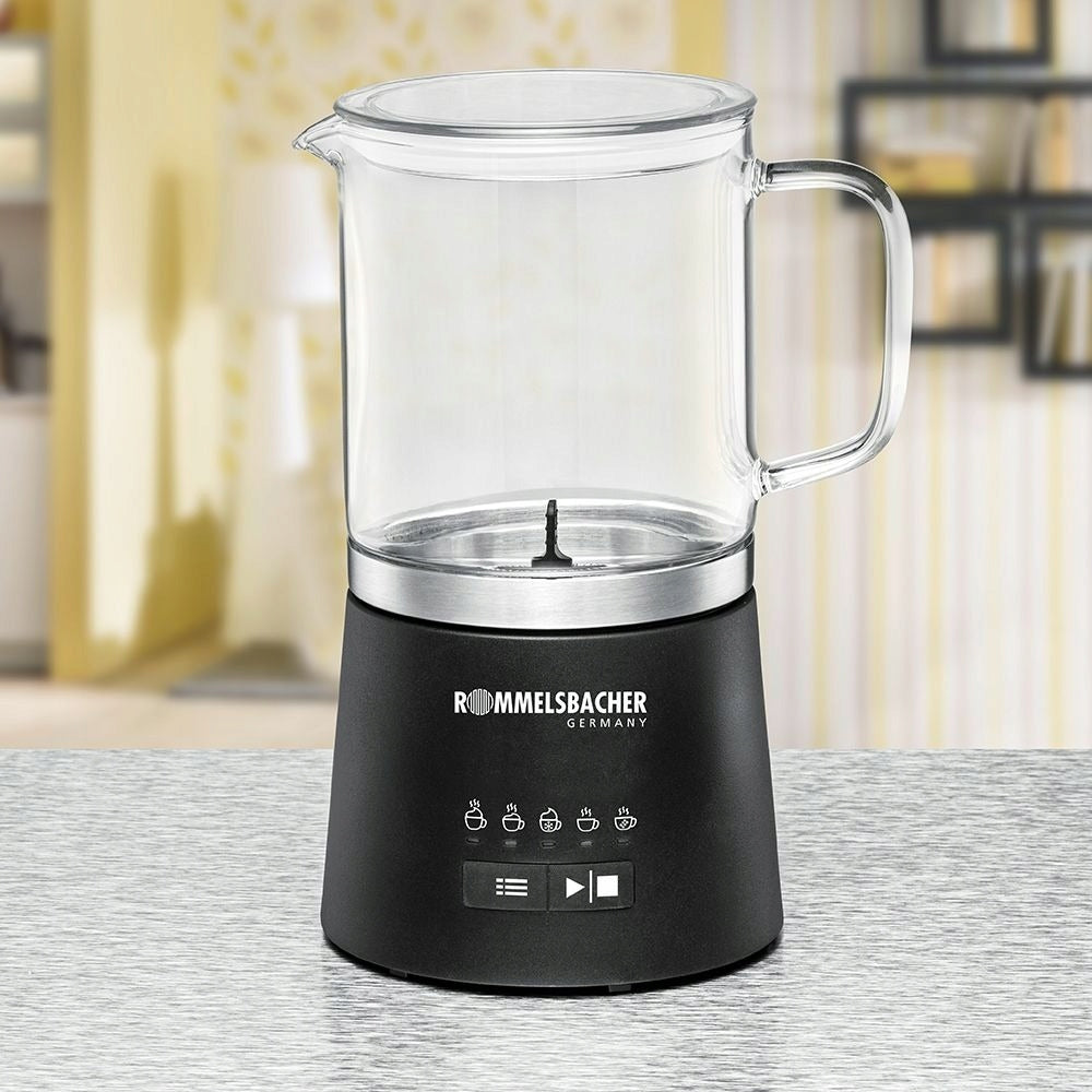 Rommelsbacher Milk frother MS 625 600W 5 Programs 250ml Black Packaging status original