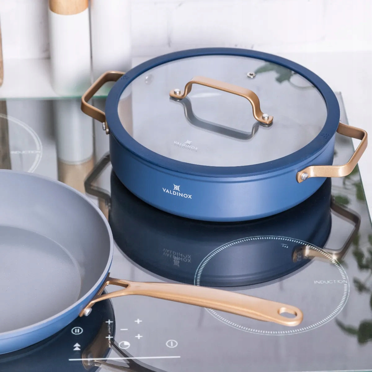 Rondel Valdinox Giovanni with lid gold non-stick handles 3,5 l Manufacturer code 0204002655