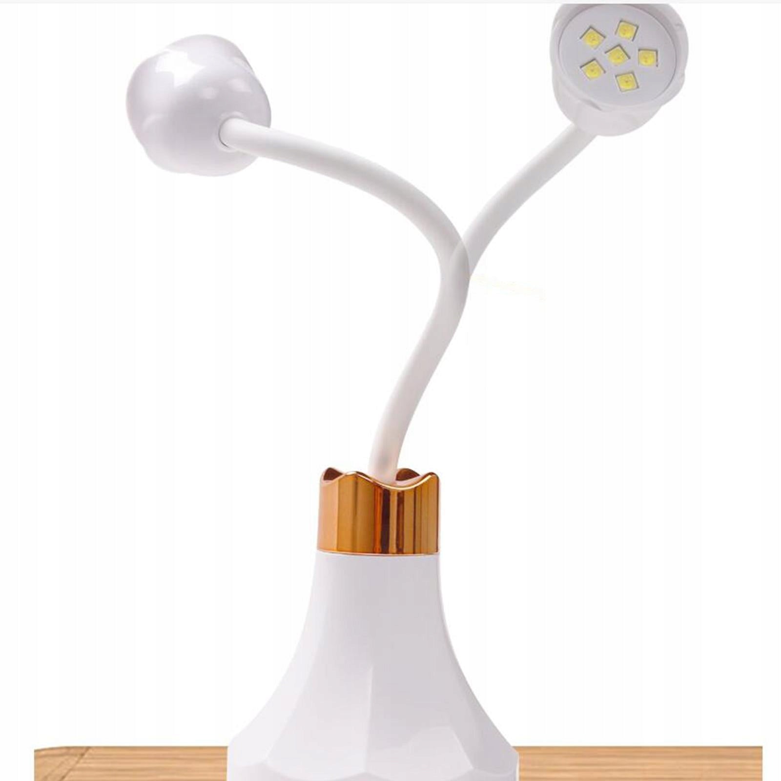 Rose Flower LED Nail Lamp Nail Extension Gel Curing Lamp 18W USB Charging Medical device no