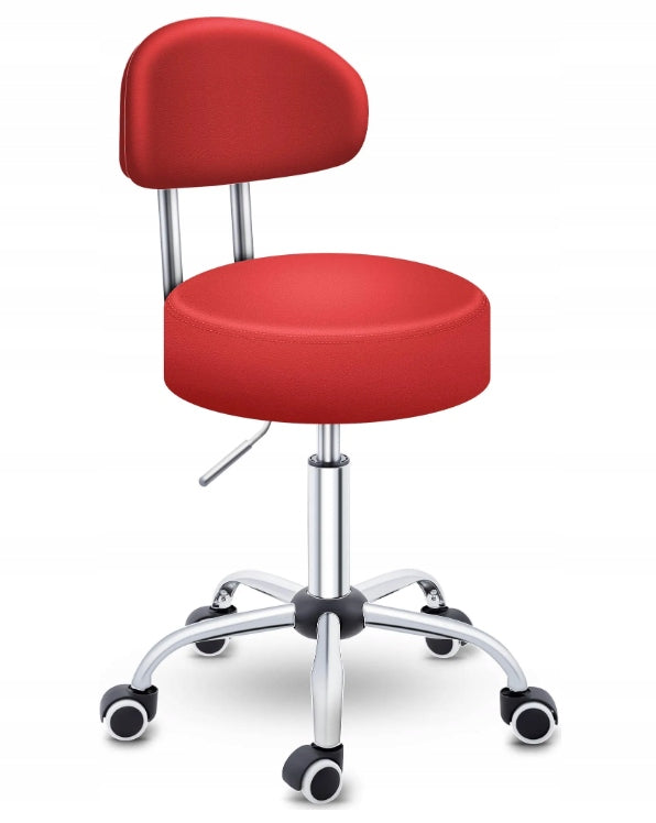 Rotary Cosmetic Stool up to 150 kg -- Red Manufacturer code ABH-011
