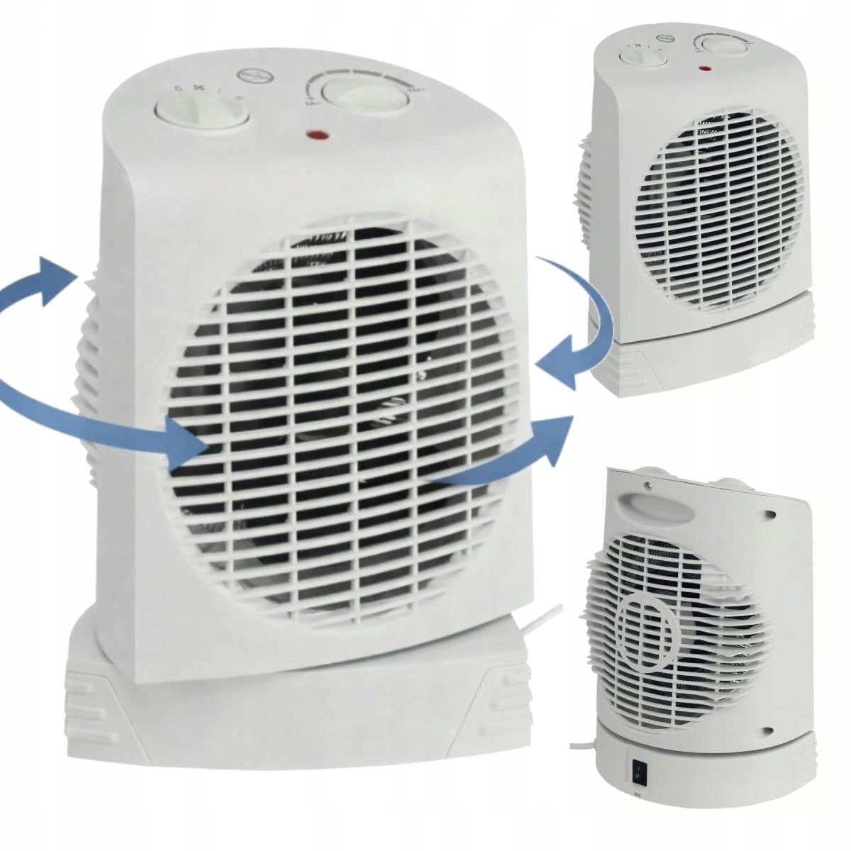 Rotary Fan Electric Heater Farelka 2000W Oscillation by 85°