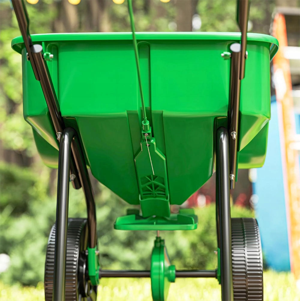 Rotary Seed Drill Manual Spreader for Salt Sand Grass Seed Fertilizers 29L Tool weight 6 kg