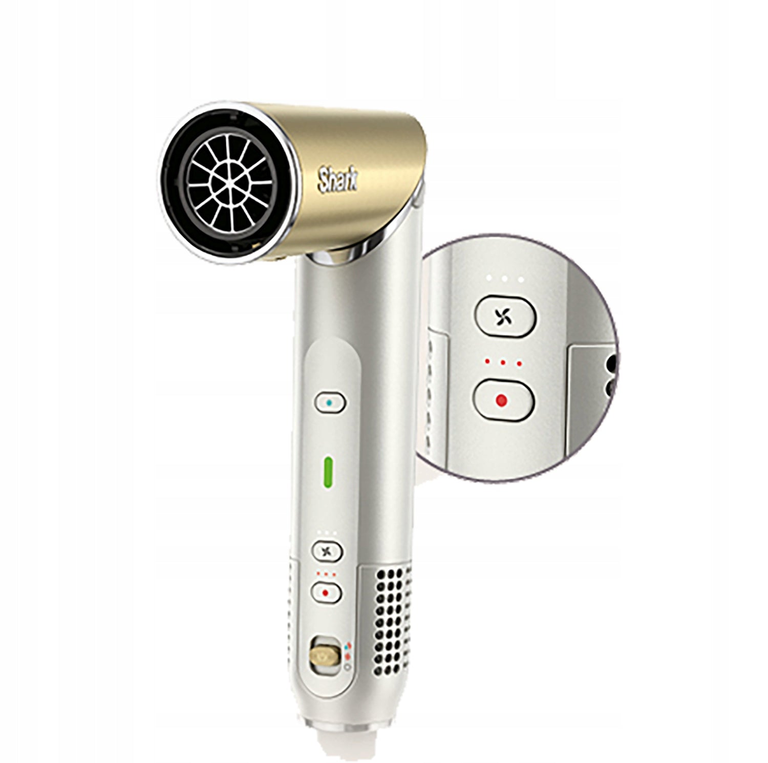 Rotary curling iron-dryer Shark HD6051SEU Manufacturer code HD6051SEU