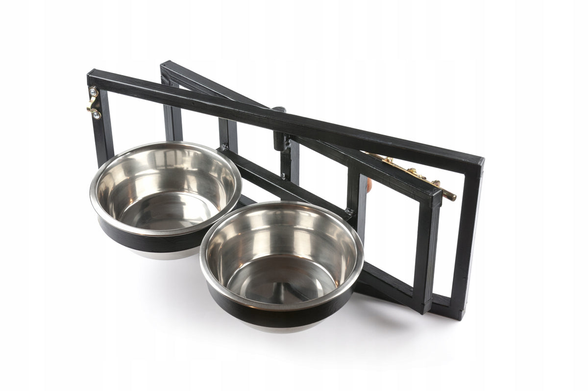 Rotary dog feeder for playpen 2 bowls x 1,8 l