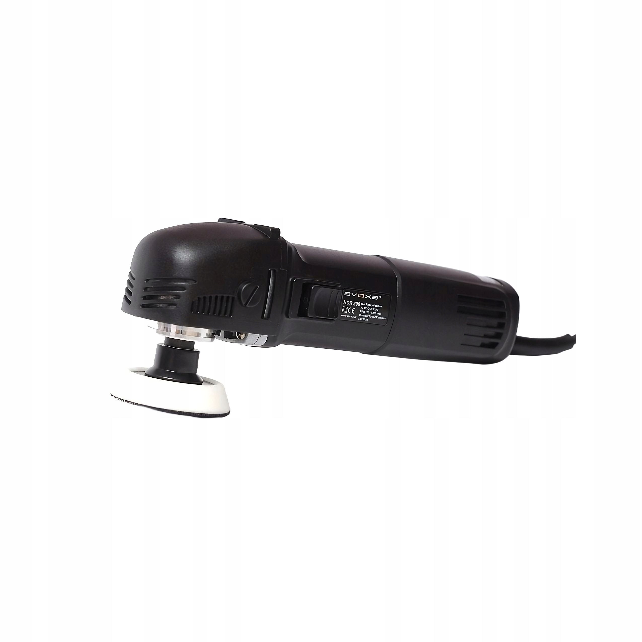 Rotary polisher 75mm 850W Evoxa HDR200 small polishing machine for details