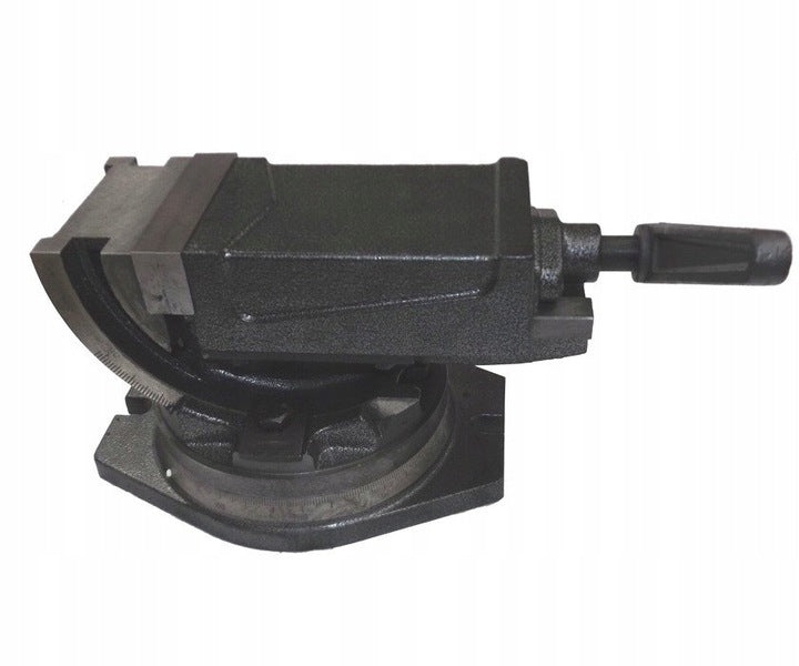 Rotary tilting machine vise 100 Q41 tilting angular rocker