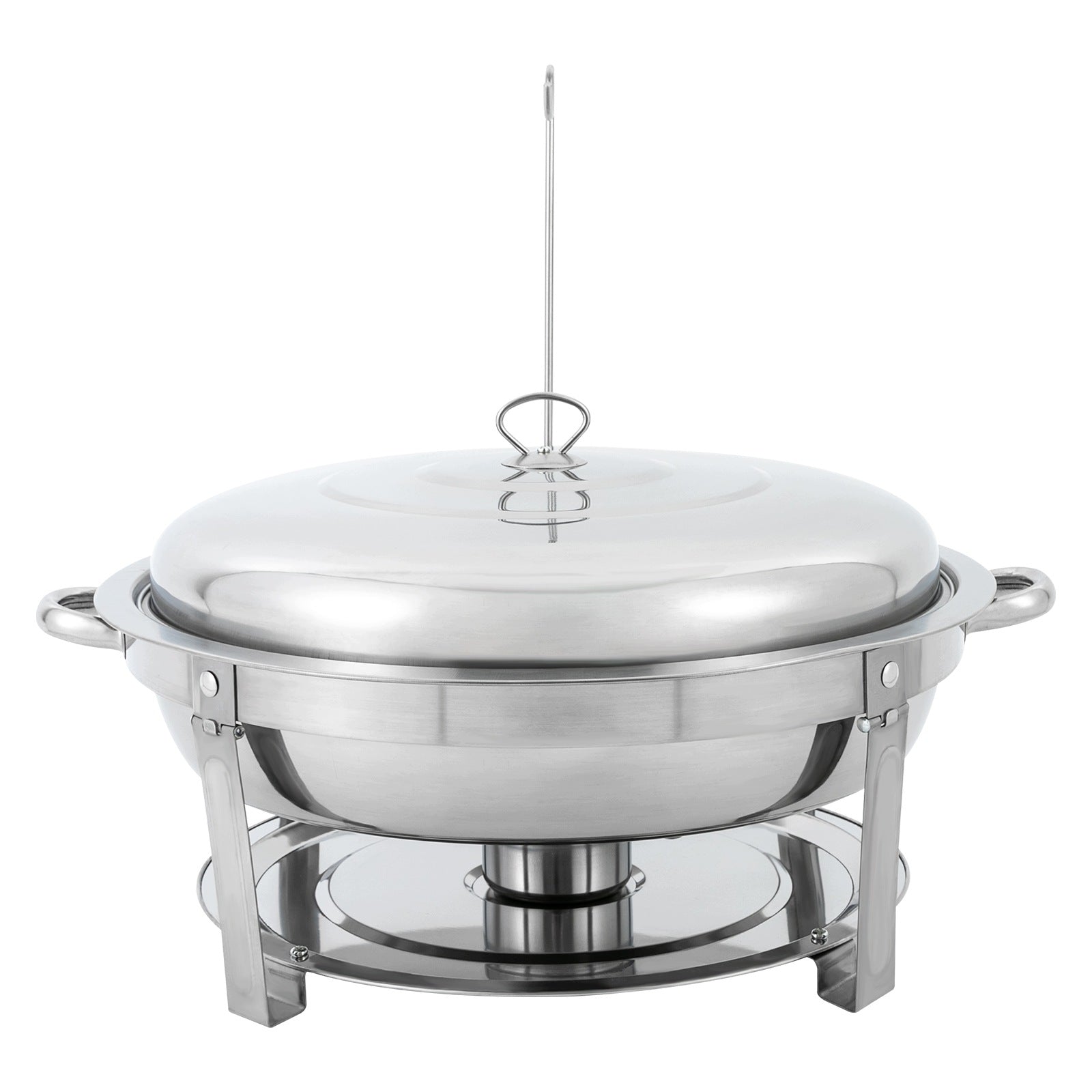 Round Chafing Dish 9L Hanging Lid Buffet Food Soup Warmer