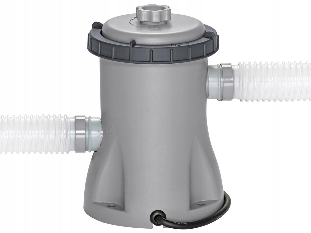 Round Garden Pool 305x76 cm BESTWAY 56408 + Pump Filter MAX Volume 4744.74 l