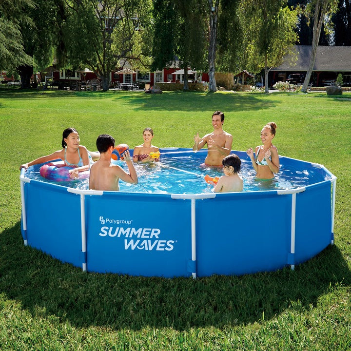 Round Garden Pool Polygroup Limited 366 x76 cm skimer set Manufacturer code 230AOEU