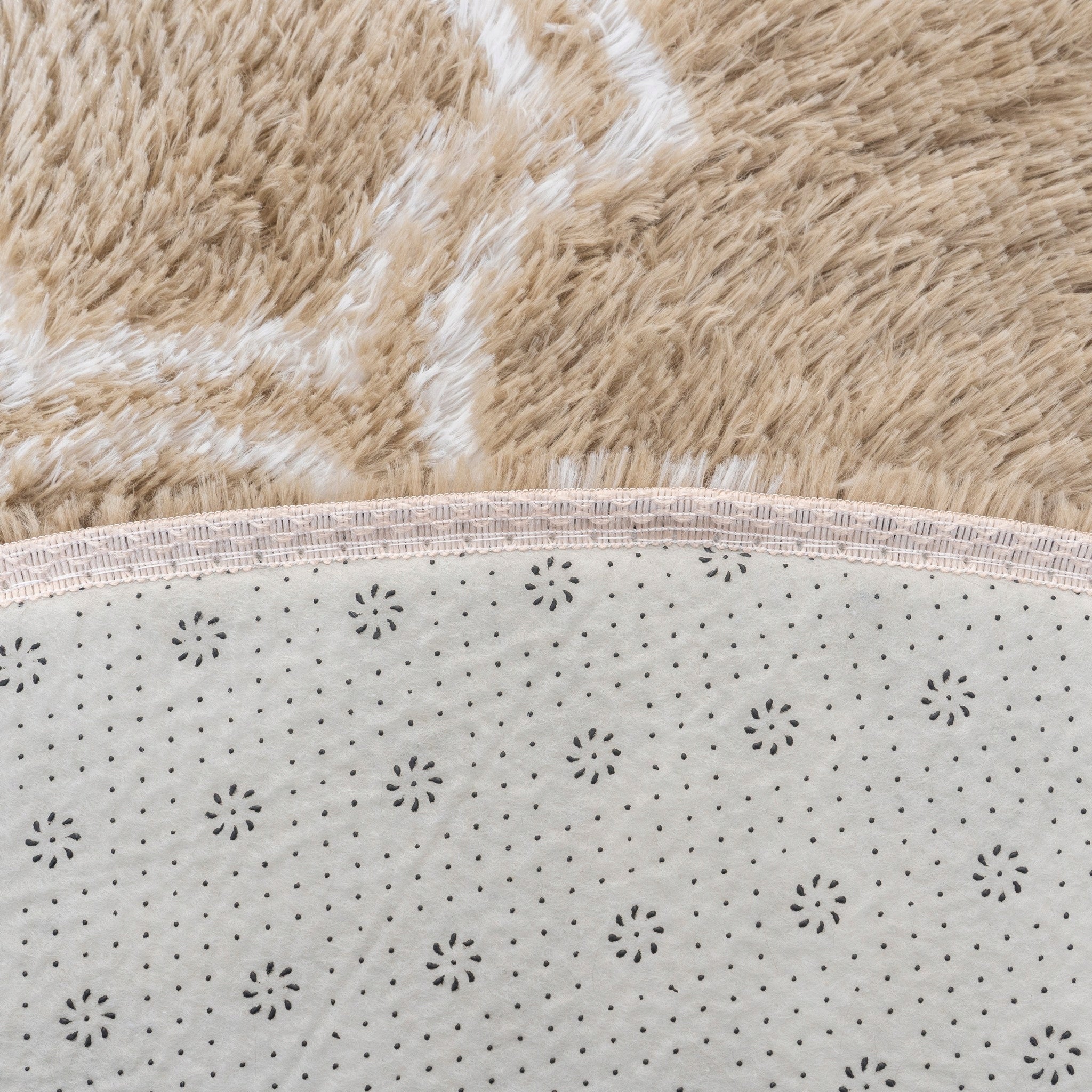 Round carpet for living room shaggy DECOR non-slip soft fluffy 120x120 Packaging status original