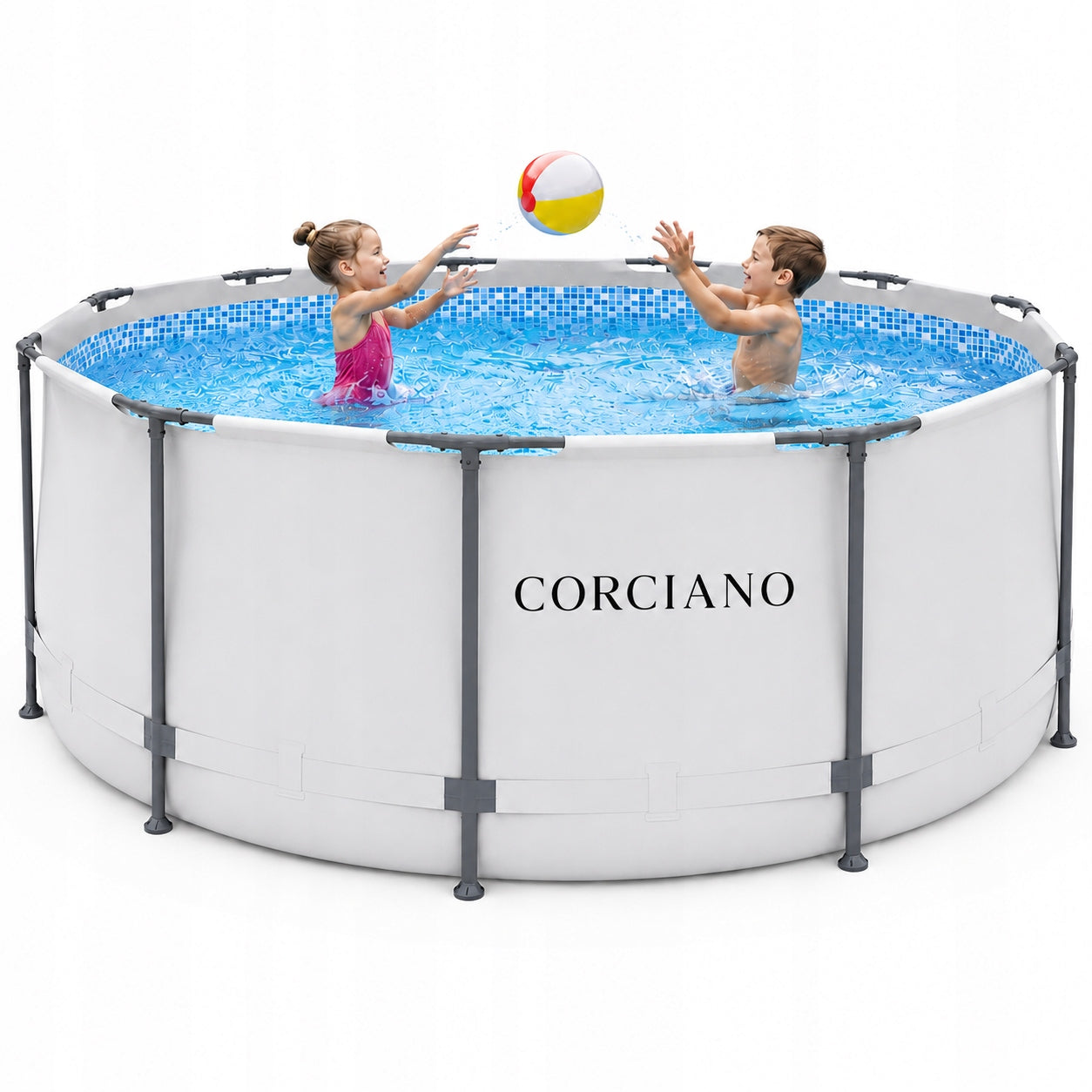 Round frame pool Corciano 366 x 122 Garden Pump