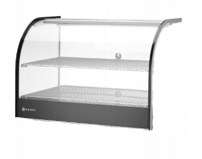 Rounded windscreen - heating display cabinet Hendi 273999