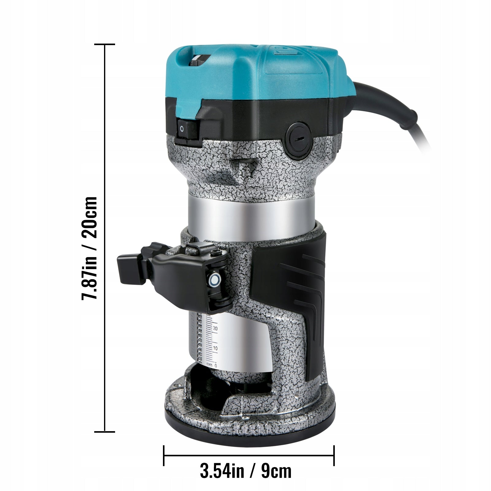 Router Tool 710W Wood Router Three Collets Fixed Base Aluminum Shell Brand Vevor