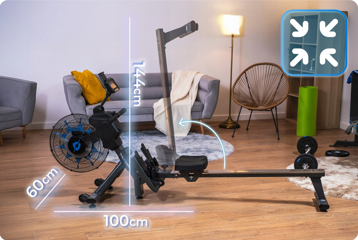 Rowing machine 150kg air magnetic ergometer folding rowing machine home Manufacturer code FLY