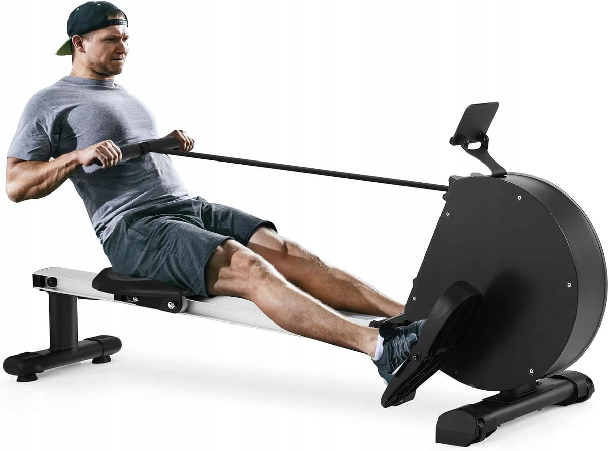 Rowing machine for home, rowing machine with tablet holder, training at home Fitness