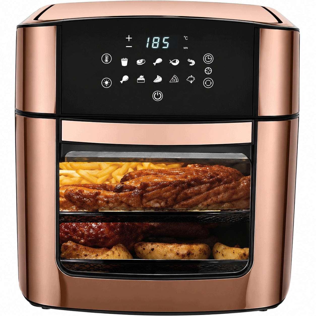 Royal Swiss Air Fryer XXL 16L 1800W 8 Programów Bez PFAS + Akcesoria