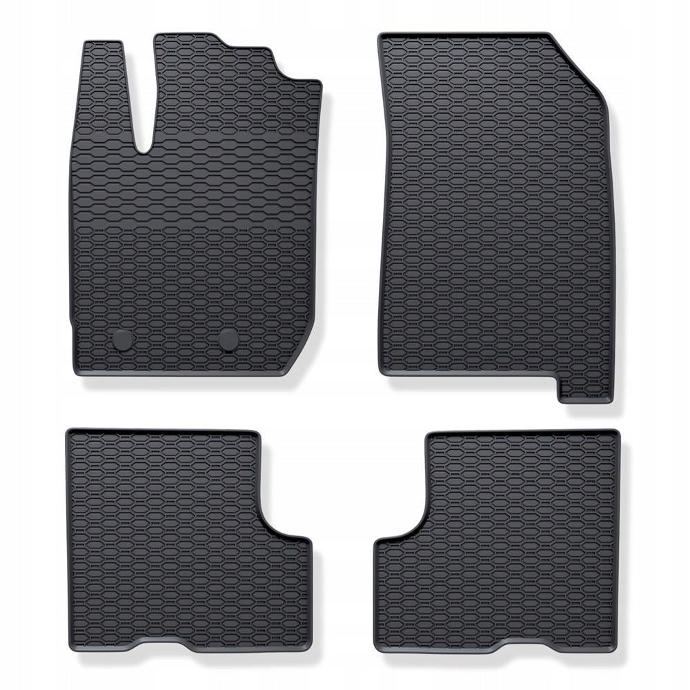 Rubber Rugs for Dacia Duster II SUV (2017-2024) Manufacturer's catalog number 898/4C