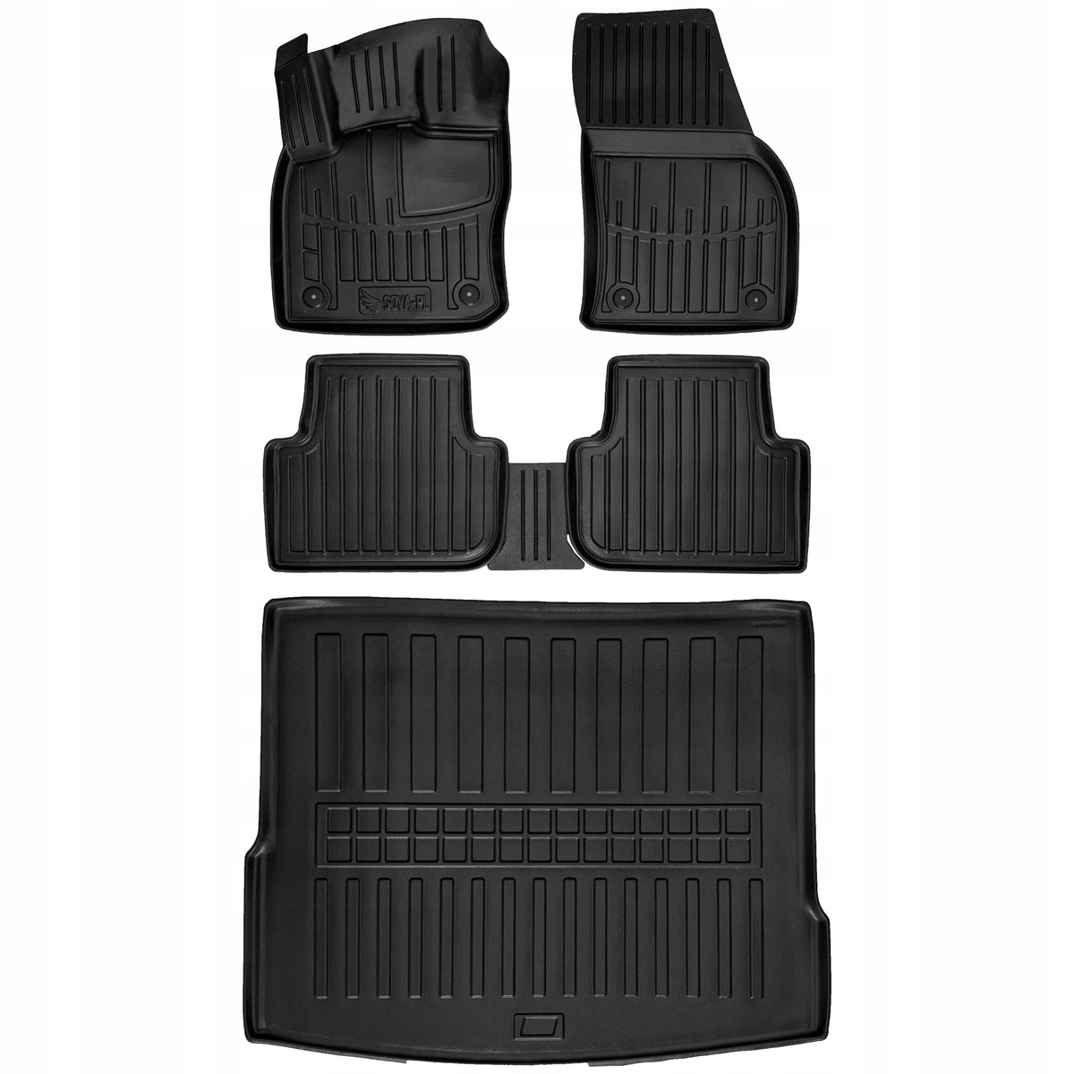 Rubber mat and mats set Volkswagen Tiguan II (2016-2024) upper floor=>