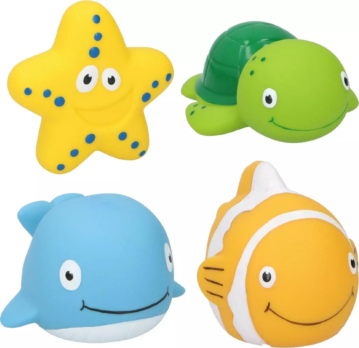 Rubber toys for bath water animals children without hole EDDY TOYS Packaging status original