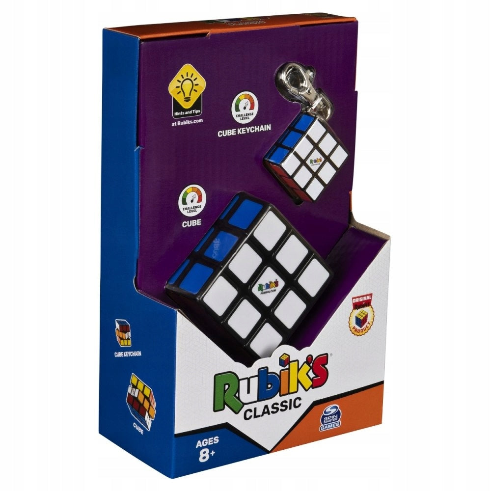 Rubik Cube Rubik Classic 3X3 + Keychain Pendant
