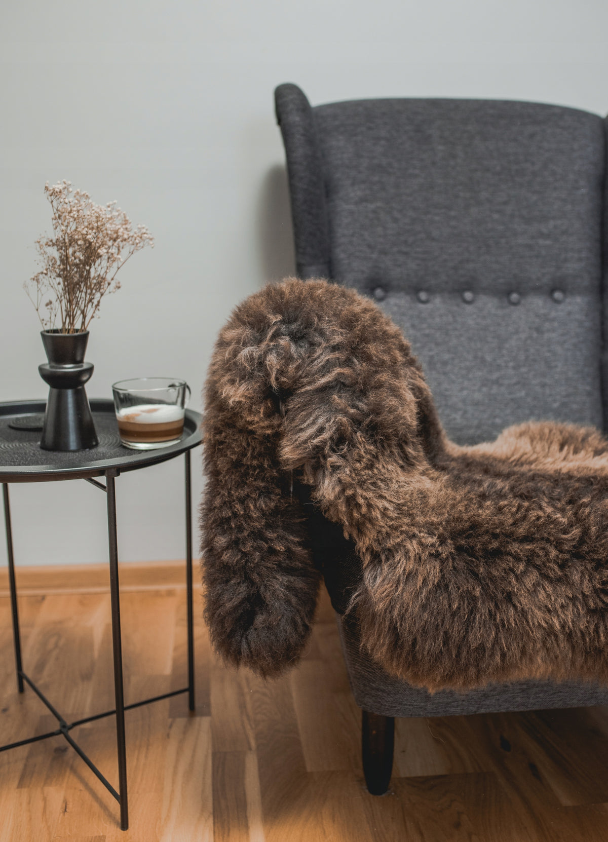 Rug Sheepskin Natural Brown 100% Natural Leather Manufacturer code SB1a