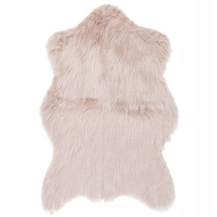 Rug decorative carpet artificial sheepskin soft 100 x 68 PINK LARGE EAN (GTIN) 8718964030309