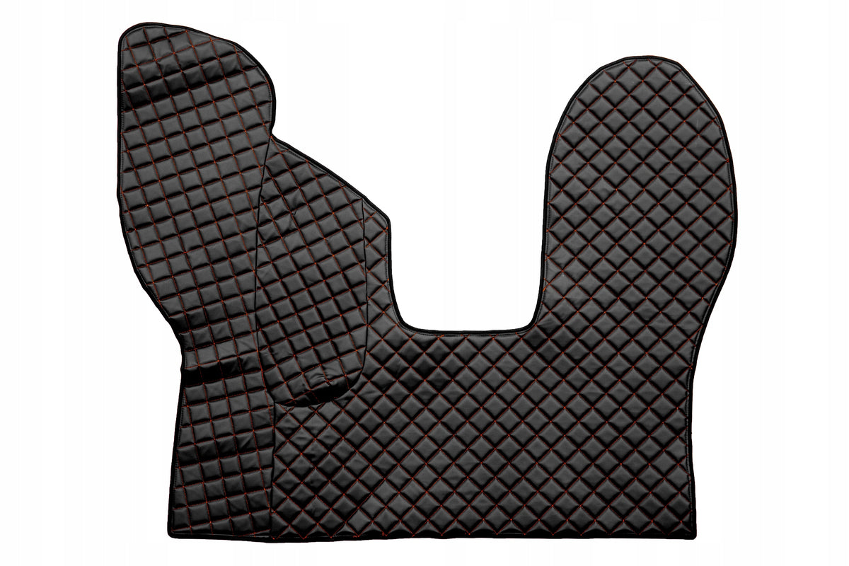 Rugs TIR DAF CF EURO 6 AUTOMATIC leather skaj Manufacturer's catalog number FL39 BLACK/RED