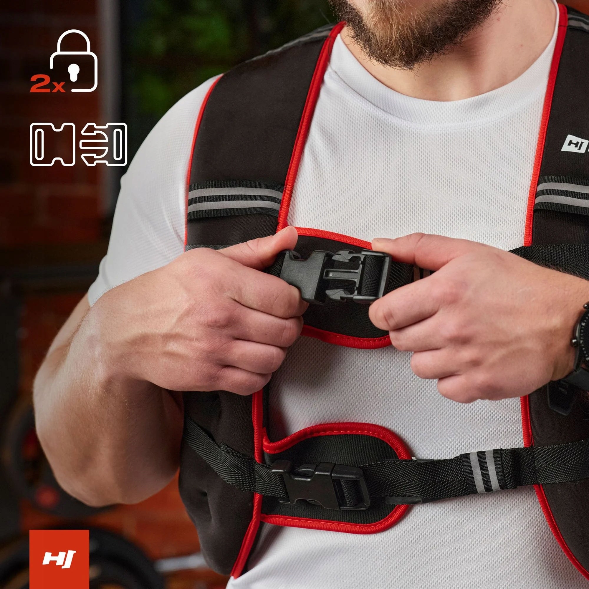 Running Exercise Training Vest 10kg Weighted Adjustable Strong Packaging status original