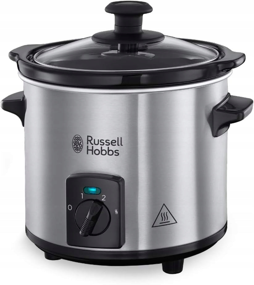 Russell Hobbs Slow Cooker 2L Stainless Steel 110W 3 settings