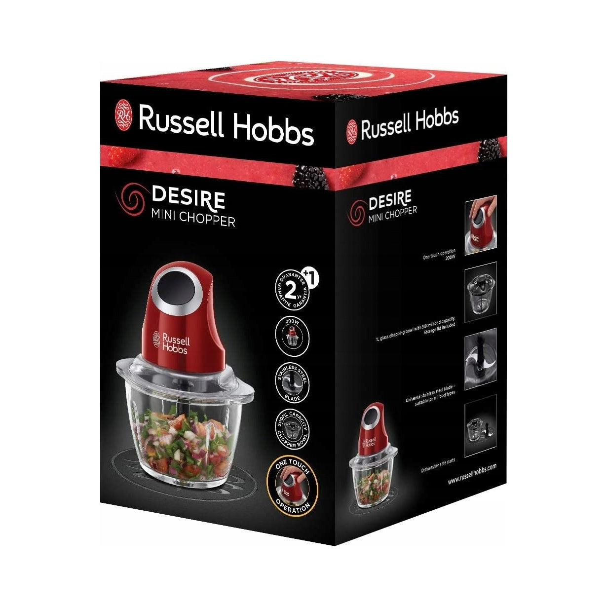 Russell Hobbs vegetable shredder 200W, red, Desire 24660-56 Manufacturer code 24660-56